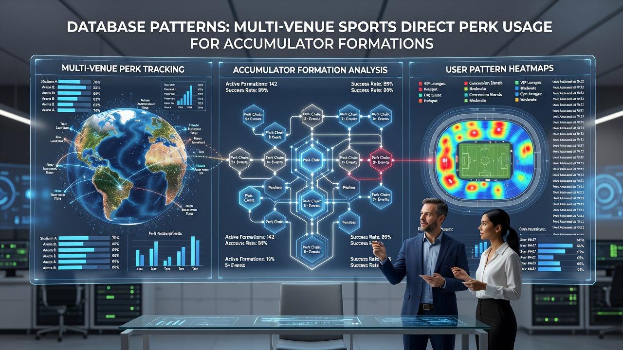 Charts and graphs illustrating statistical patterns in sports betting perk usage for multi-venue accumulators