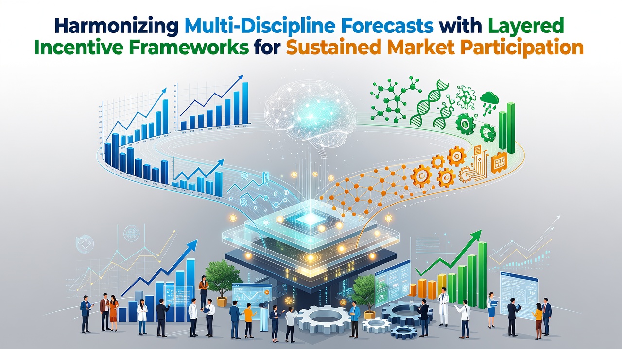 Visual representation of cross-disciplinary forecast integration in market systems