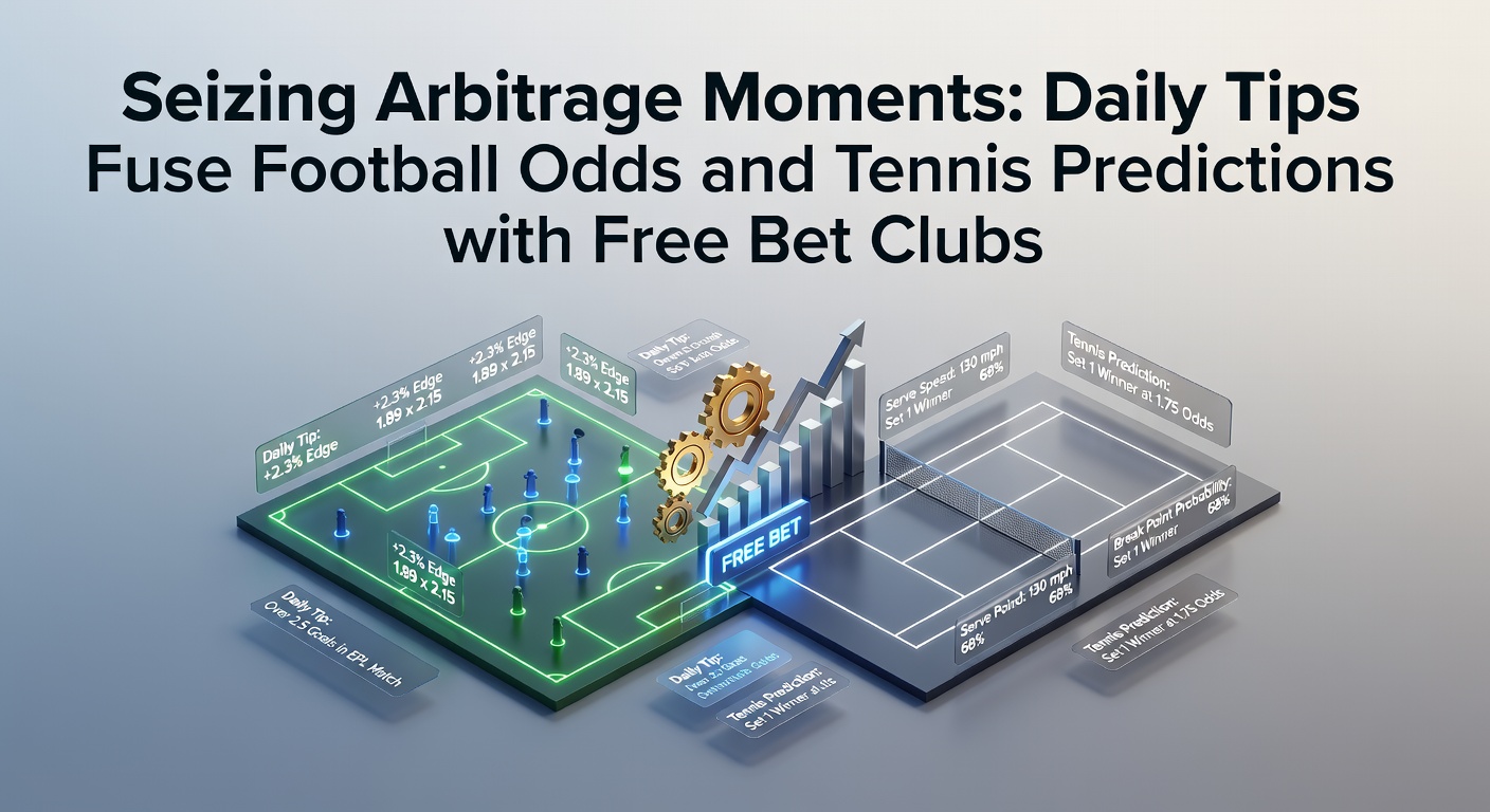 Visual breakdown of arbitrage spreads between football match odds and tennis tournament lines, highlighting profit pockets