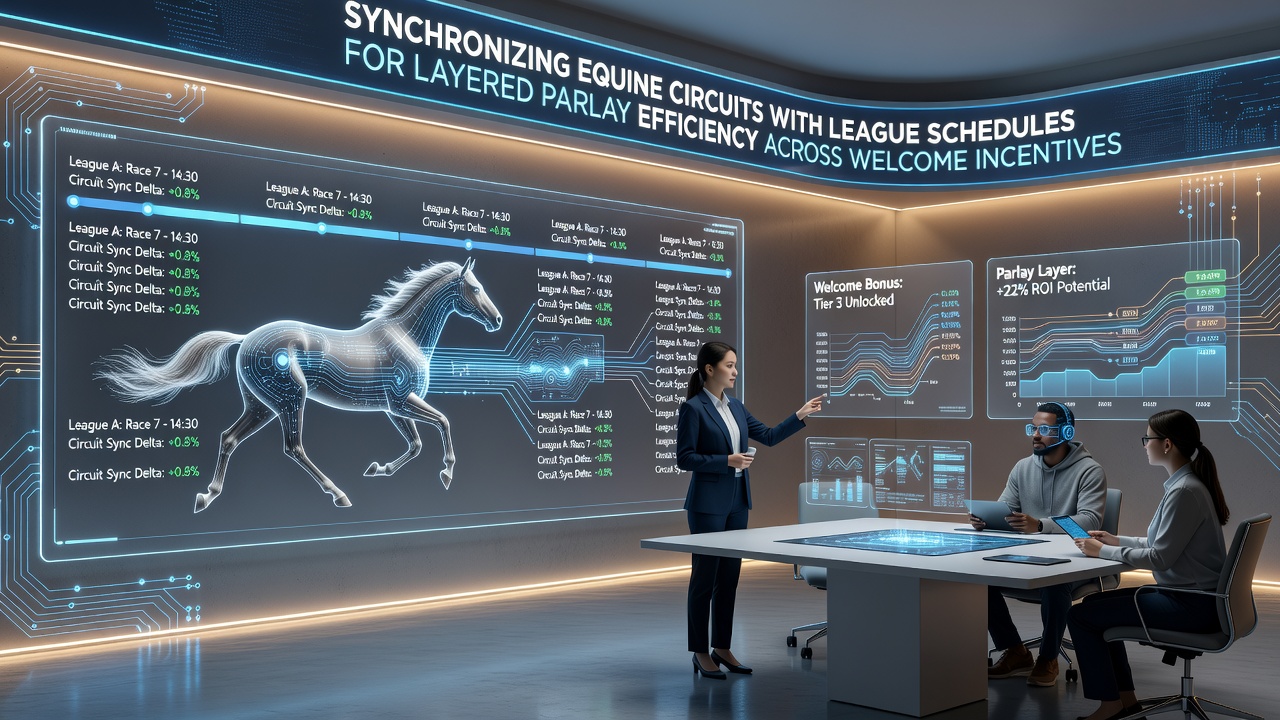Horse racing track aligned with basketball and football league schedules for parlay planning