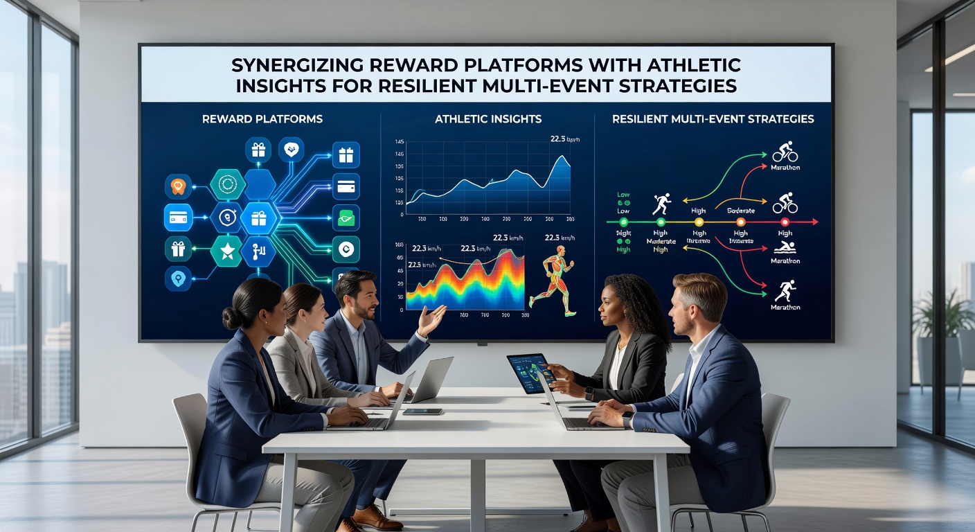 Dashboard interface displaying synced athletic metrics and accumulated reward progress across multiple sports